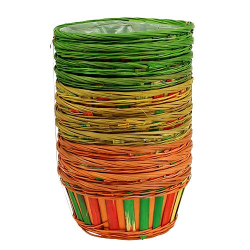 Article Bol à chips rond multicolore Ø 20cm 12 pcs