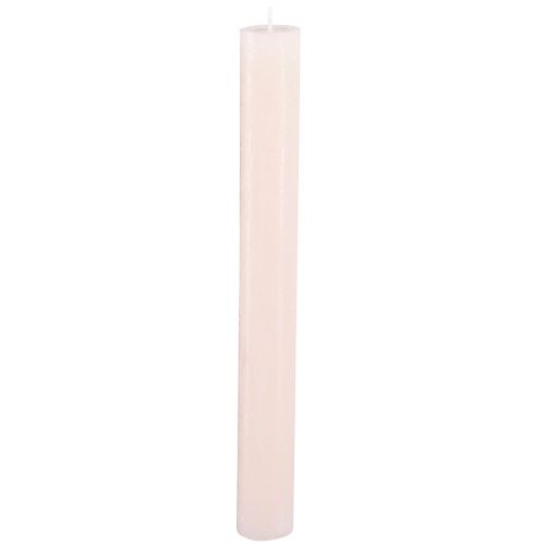 Bougies unies bougies bâton roses rose clair 34x300mm 4 pcs