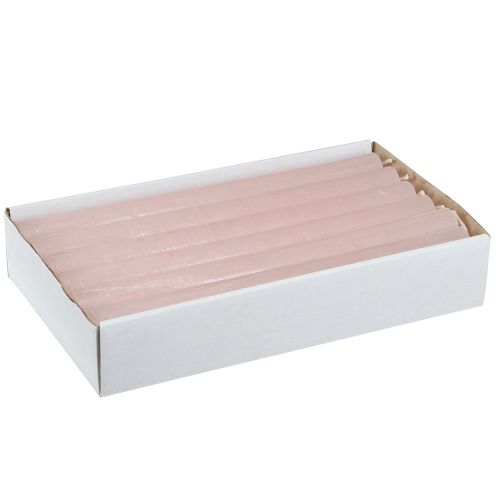 Article Bougies en bâton bougies uni rose clair rose 21×240mm 12 pcs