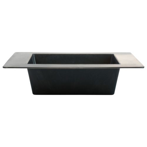 Article Plateau pour composition florale Carré Anthracite 25×25cm