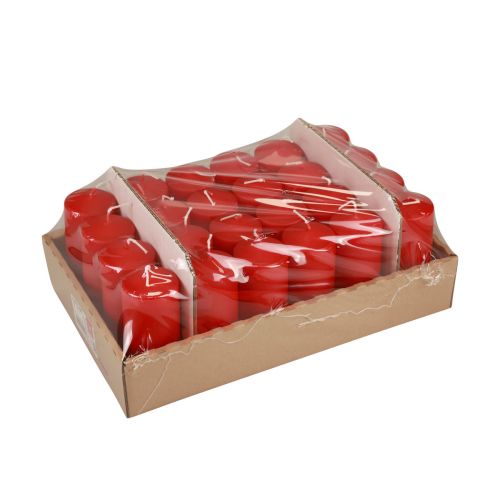 Article Bougies piliers rouges Bougies de l&#39;Avent bougies rouges 120/50mm 24 pcs