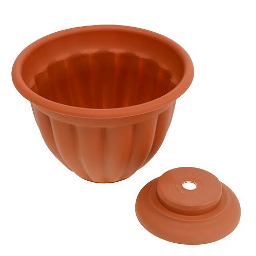 Article Pot avec pied Ø19cm H15cm