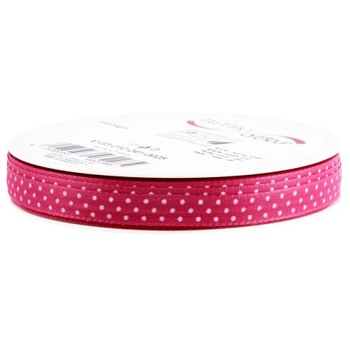 Article Ruban cadeau ruban décoratif à pois rose 10mm 25m