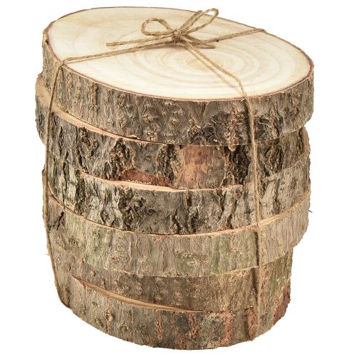 Article Disque d&#39;arbre Paulownia jacinthe des bois naturel Ø12-14cm 6pcs