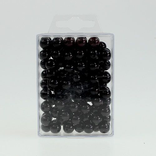 Article Perles déco Ø10mm noir 115p