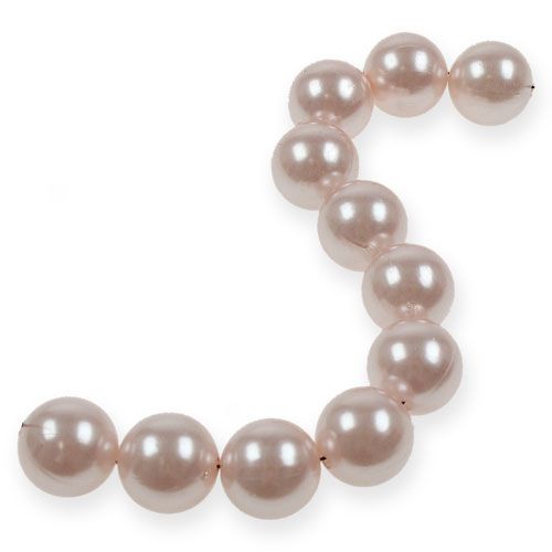 Perles déco Ø2cm rose 12p