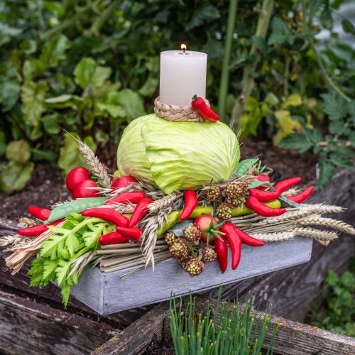 Article Cintre décoratif piments d&#39;été rouge artificiel L50cm