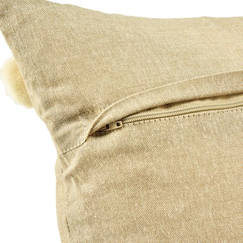 Article Coussin décoratif avec lutins coussin décoratif vert beige 50×30cm