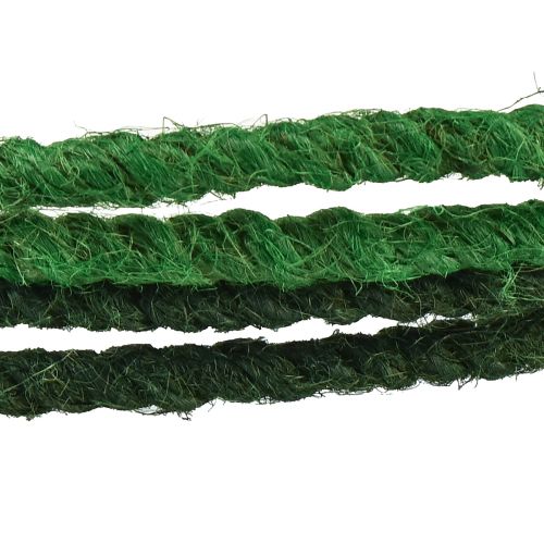 Article Anneau décoratif jute décoration boucle vert vert foncé Ø30cm 4pcs