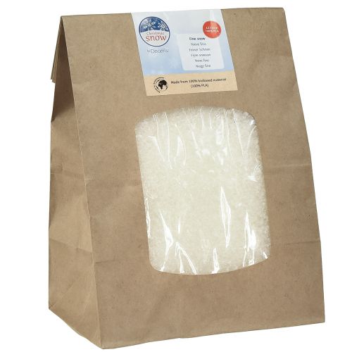 Maïs blanc neige décoratif matière 100% biosourcée 40g