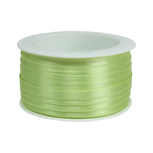 Floristik24 Ruban cadeau et décoration 6 mm x 50 m vert pastel