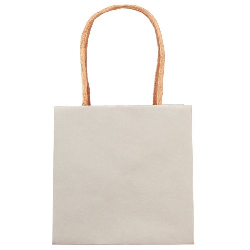 Article Sac cadeau avec poignées sac cadeau gris 12×12cm 8 pcs