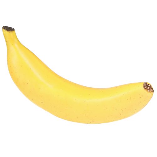 Floristik24 Décoration de banane artificielle, fruit artificiel jaune comme de vrais 18cm