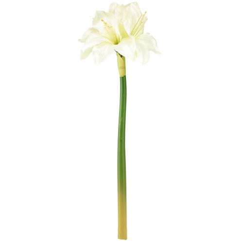 Article Étoile de chevalier artificielle comme de vraies fleurs artificielles amaryllis blanc 40cm 3pcs