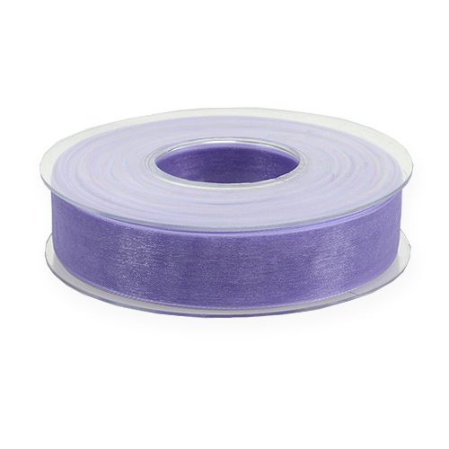 Article Ruban organza ruban cadeau ruban violet lisière 25mm 50m