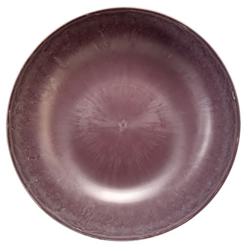 Article Bol en plastique violet élégant 3 pièces – 37x10,5 cm – polyvalent pour la décoration