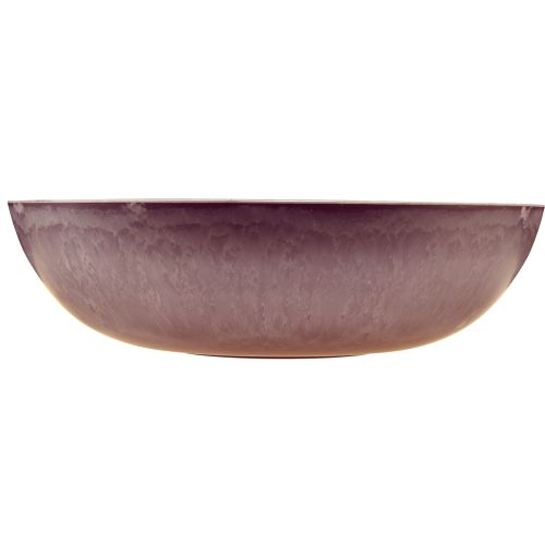 Article Bol en plastique violet élégant 3 pièces – 37x10,5 cm – polyvalent pour la décoration