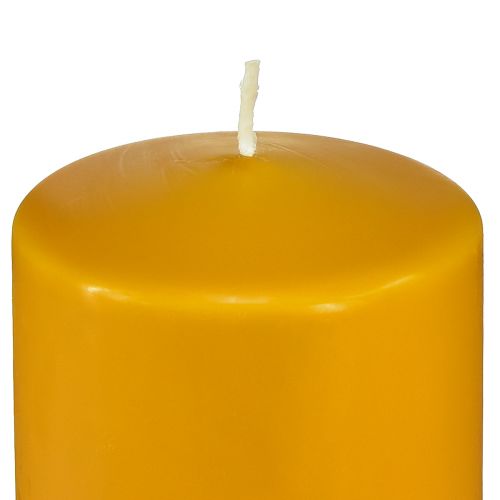 Article Bougie pilier PURE bougies Wenzel miel jaune 130/70mm