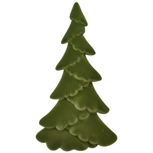 Article Décoration de sapin de Noël Sapin de Noël floqué vert 76cm