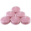 Floristik24 Bougies flottantes Bougies flottantes rose Ø4,5cm H3cm 8pcs