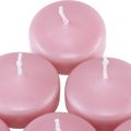 Floristik24 Bougies flottantes Bougies flottantes rose Ø4,5cm H3cm 8pcs