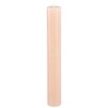 Floristik24 Bougies de table de couleur unie abricot 34x240mm 4 pcs