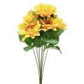 Floristik24 Bouquet de Tournesol Artificiel Cueillette Jaune Orange 45cm