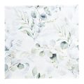 Floristik24 Serviettes motif eucalyptus blanc vert 33x33cm 20pcs