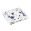 Floristik24 Serviettes d&#39;été décoration bourdons abeilles 25x25cm 20pcs