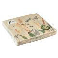 Floristik24 Serviettes été prairie libellules fleurs 33x33cm 20pcs