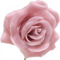 Floristik24 Roses en cire roses décoratives wax rose Ø8cm 12pcs