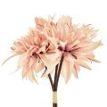 Floristik24 Dahlia fleurs artificielles fleur rose Ø15cm L28cm 3 pcs