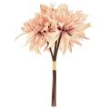 Floristik24 Dahlia fleurs artificielles fleur rose Ø15cm L28cm 3 pcs