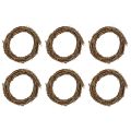 Floristik24 Anneau décoratif mini couronne de vigne naturel Ø15cm 6pcs