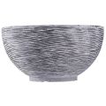 Floristik24 Bol décoratif rond pour plantes gris noir Ø35cm H18cm