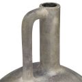 Floristik24 Vase cruche en céramique aspect antique céramique gris rouille H27cm