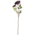 Floristik24 Chrysanthème artificiel 2 fleurs violet Ø5/11cm L70cm