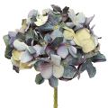 Floristik24 Fleurs artificielles en hortensia bleu grand Ø15cm L58cm 2pcs