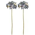 Floristik24 Fleurs artificielles en hortensia bleu grand Ø15cm L58cm 2pcs