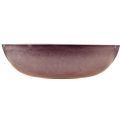 Floristik24 Bol en plastique violet élégant 3 pièces – 37x10,5 cm – polyvalent pour la décoration